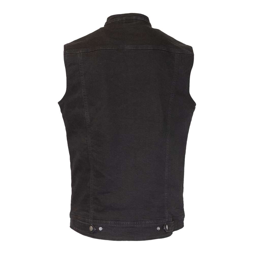 CLUB D3O® GHOST DENIM VEST - Black - Image 2