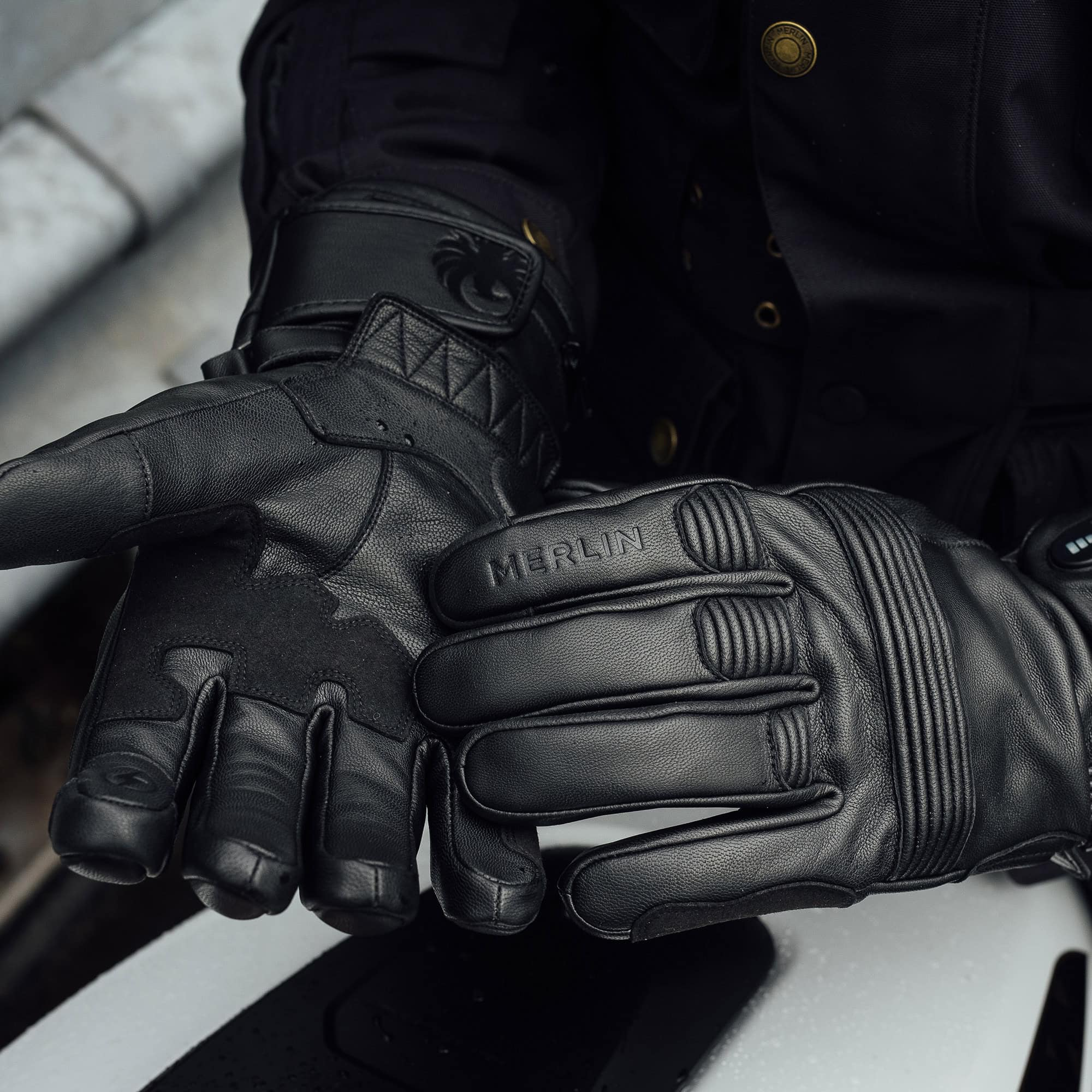 MINWORTH II D3O® HEATED Gloves - Black - Image 3